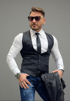 Gilet monopetto