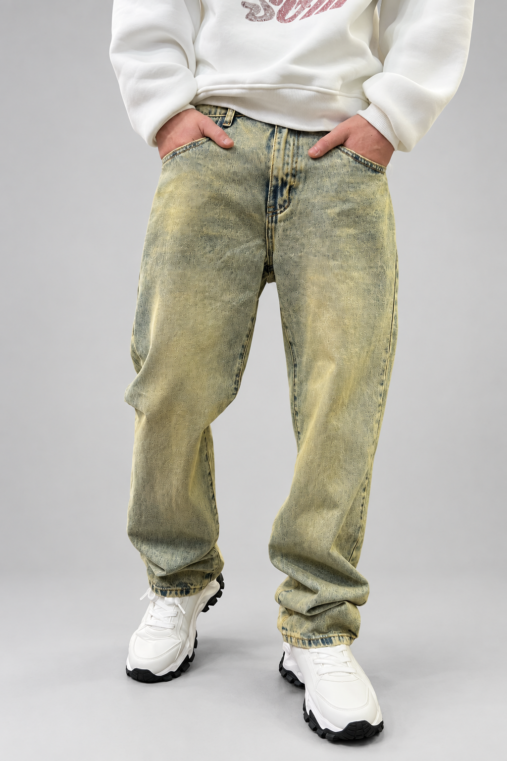Jeans Baggy sabbiato